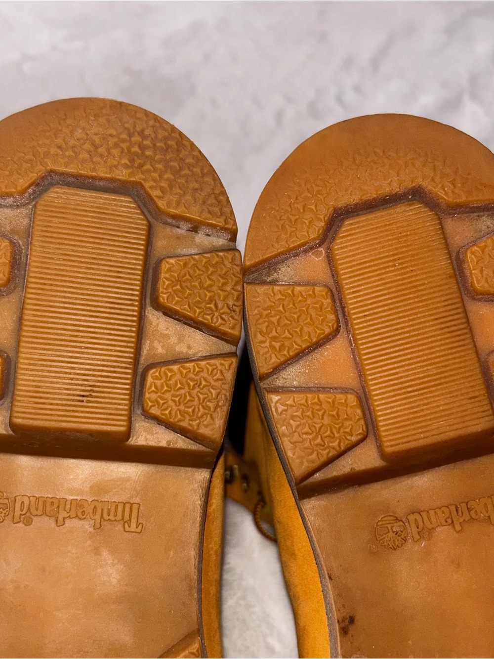 Timberland Wheat Nubuck Work Boots with Brown Collar - Picture 11 of 14